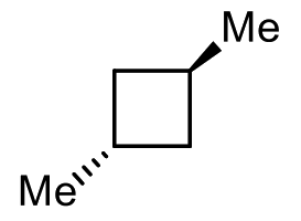 GATE XL 2023 Q18 figure: Considering cyclobutane to be planar, the number of planes of symmetry in the following compound is __________