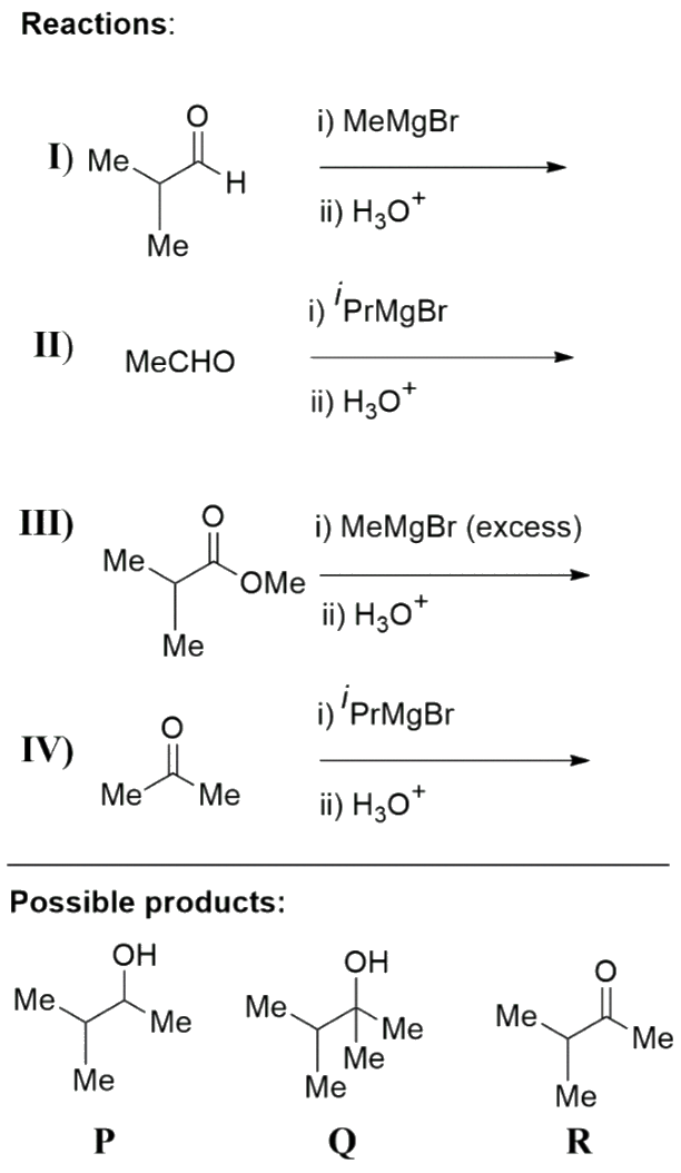 GATE XL 2025 Q22 figure: The CORRECT statement(s) for the given reactions is(are)