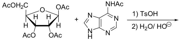 GATE XL 2026 Q22 figure: The major product formed in the following two-step transformation is (Note: Ts = tosyl and Ac = acetyl)